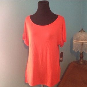 NWT Ella Moss Top w/ Pleats